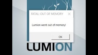 BK LUMION COURSE 64 - LUMION WENT OUT OF MEMORY!