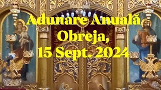 Sub Crucea Ta, ne-am întâlnit Iisuse, - Adunare Anuală Obreja, 15 Sept. 2024.