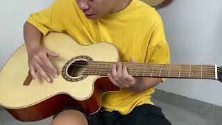 [Phần 17] - Tự học Guitar Solo cảm âm: Điệu đập dây, palm thùng gắn vô bài solo Guitar #guitar