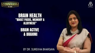 BRAIN HEALTH "BOOST FOCUS, MEMORY & ALERTNESS"BRAIN ACTIVE & BRAHMI