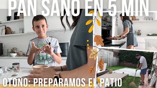 Preparamos el PATIO para el OTOÑO 🍂 | PLAGA de HORMIGAS 🐜❓I PAN saludable ¡Super RÁPIDO‼️