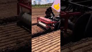 #seedbed ridge raising machine #vegetable and medicinal materials ridge raising and sowing machine ✨