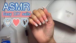 ASMR | 1HR INAUDIBLE WHISPERS | BABY BOOMER NAILS | FRENCH FADE |MAKARTT POLYGEL | LAZY GIRL METHOD