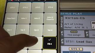 Korg PA900 midi commander settings