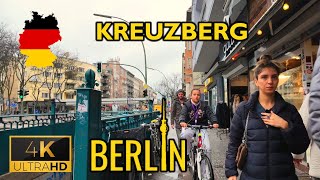 ⁴ᴷ⁶⁰ 🇩🇪 Berlin | Kreuzberg Walking Tour (February 2024) [4K]