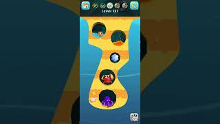 Save the fish - Dig this! - Level 136 and 137 | Puzzle Game #Shorts