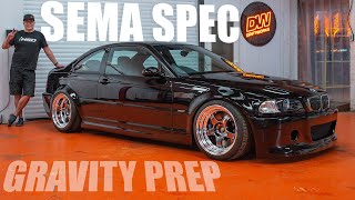 SEMA spec V10 BMW M3 by Driftworks. But we're not going to SEMA