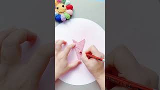 How to make a DIY arts paper cut #shorts #diyart #papercraft