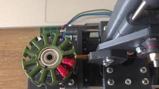 Bldc stator wiring machine - test 2 (94 turns per coil)