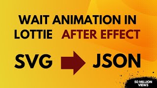 create wait animation in lottie - workflow for creating lottie animations | Vectoria animation