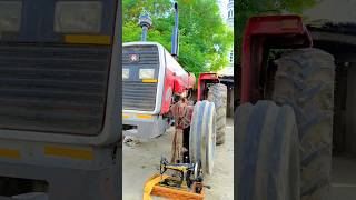 How to start colth swing machine with tractor new experiment #video #experimemt #shorts