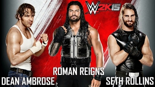 wwe seth vs dean vs roman full match highlights