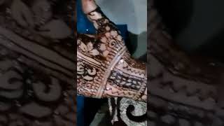 video bnane me late ho gya niklne lg gya😑#bridalmehandi