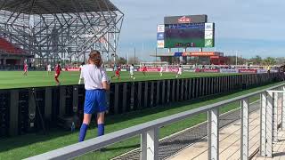 Calentamiento Selección mexicana Femenil y Selección Canada Femenil