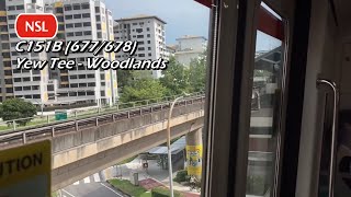 SMRT - KSF C151B (677/678) (Yew Tee » Woodlands)