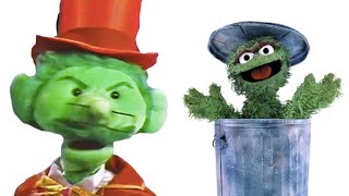 Ebenezer T. Squint Meets Oscar the Grouch (Requested By @Pbs9944Loudthehildafan)