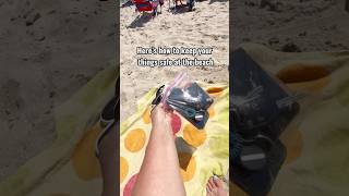 🤫SECRET BEACH HACK🏄 - to keep your things safe! #shorts