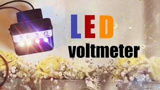 Voltmetro a Led DIY- Led Voltmeter