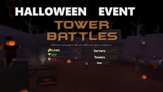 Halloween Event in Tower Battles [ROBLOX]