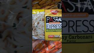 Satisfying Nissin CREAMY CARBONARA #shorts #pastalover #instantnoodles #nissin