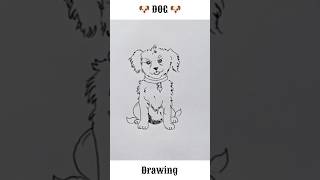 Cute Puppy 🐶Drawing।।Dog Drawing #shorts #shortfeed #drawing #viralvideo #tutorial