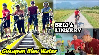 Seli & Linskey / Gocapan Blue Water #gowes #sarapan #cycling #linskey #mosso #dahon #noris #gocapan