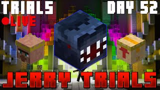 🔴 JERRY TRIALS (scatha pls) | Hypixel Skyblock TRIALS - Crystal Hollows [Day 53] LIVE (LIVE)