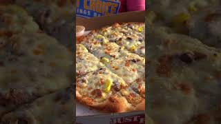 Just Pizza & Wing Co 3 Cheese Steak #pizza #review #food #foodie