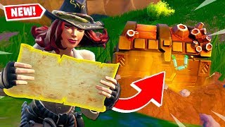 *NEW* FORTNITE LEGENDARY BURIED TREASURE MAP ITEM! **I GOT 2 IN ONE MATCH**