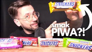 TESTUJĘ DZIWNE SMAKI SNICKERSÓW | MUKBANG | ASMR po polsku