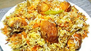 Easy Egg Biryani Recipe | Egg Dum Biryani in Restaurant style | अंडा बिरयानी की आसान रेसिपी |