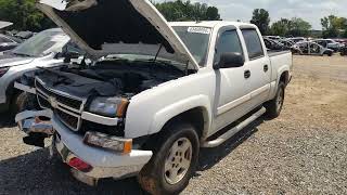 BN0336  2006 CHEVY SILVERADO 1500 5.3L ENGINE PULLOUT OKAUTOPARTSMS