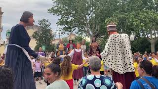 Sardana Gegantera amb la Colla de Maials a les Festes d'Olesa de Montserrat