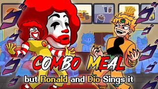 FNF Combo Meal but Ronald McDonald's and Dio Brando Sings it - Friday Night Funkin' Cover