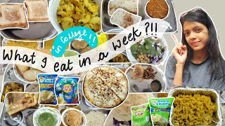 What I Eat in a Week | Hostel Edition | Mess Ka Khana 🙂 #hostellife