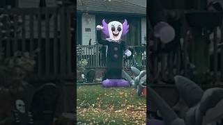 “Had to pull over to watch Halloween decoration come alive in the wind—spooky season at its finest!”