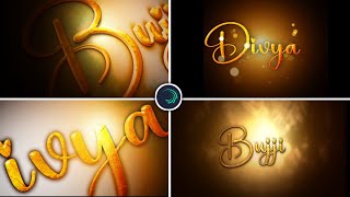 New Trending Name Art Video editing in Alight Motion Instagram trending video editing