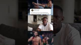 Israel Adesanya Reaction To Makhachev Won #ufc #short #shorts #israeladesanya #islam_makhachev#viral