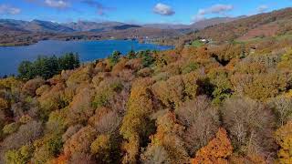 Lake District in autumn - by drone