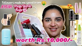 my followers made me spend Rs.10,000!!! (skincare + makeup)💗🤭✨️