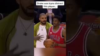 Keep going Drake | Drake was tryna distract this player | NBA funny moments | sport funny memes |