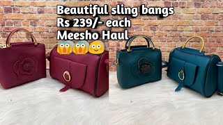 Beautiful sling bags combo Rs 239/- | meesho Haul | shorts