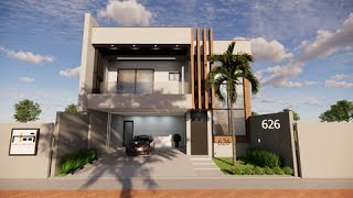 Sobrado com 3 Quartos - 10x22 - 206m2 - Proj. Porto Seguro