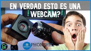 Esta 📷Webcam es de otro Planeta Con Lente VariFocal - PhoneFix