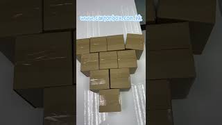 Play a puzzle game with cardboard box#carton box