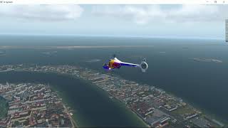 X-Plane 11.33 - Helicopter Cabri G2 - from Venezia (LIPZ) to Lido (LIPV)