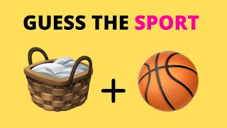 Guess The Sport Name | Guess The Sport By Emoji | Sport Game