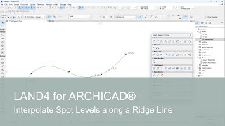 How to interpolate Spot Levels along Ridge Line  |  LAND4 for ARCHICAD®