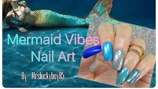 Mermaid nail art - by Mrsluckyboy85