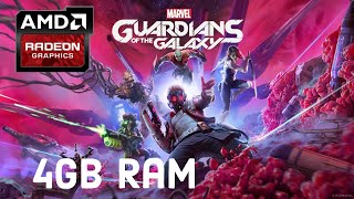 Marvel's Guardians of the Galaxy Low End Pc Testing | amd r4 graphics | 4Gb Ram | 512Mb Vram